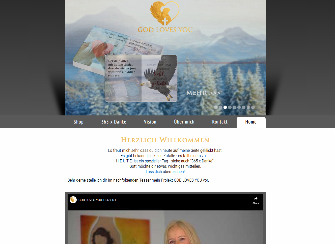 Screenshot GodLovesYou.ch (archiviert)
